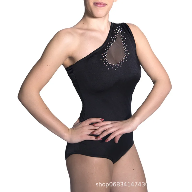 

customized adult figure skating training clothes camisole jumpsuit girls' performance clothing ballet leotards for women