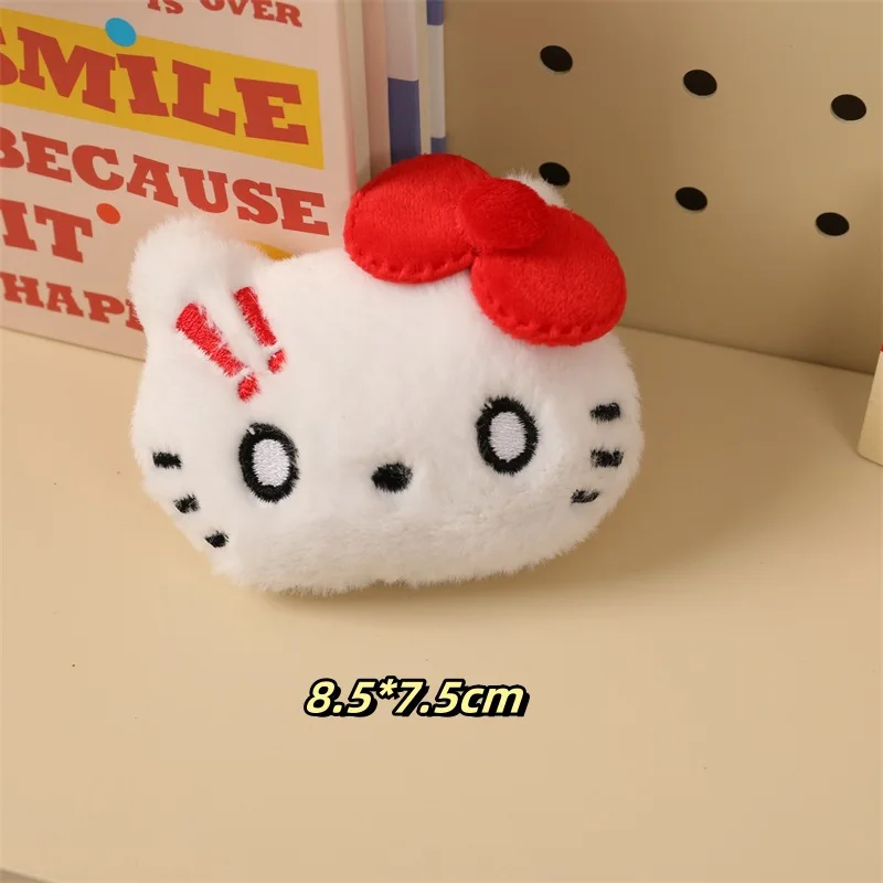 hello kitty bt21 doll bag pendant girl keychain cute squeaky plush doll pendant cartoon kawaii keychain women's Christmas gift