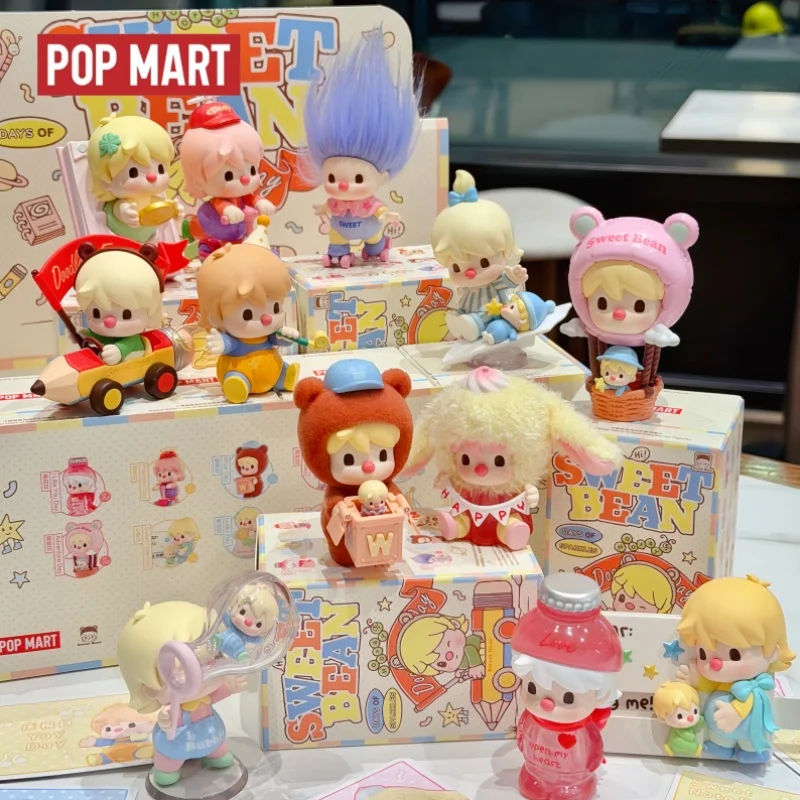 

New Genuine In Stock Popmart Sweet Bean Chasing Light Memory Serie Handmade Surprise Blind Box Toy Ornament Collection Cute Gift