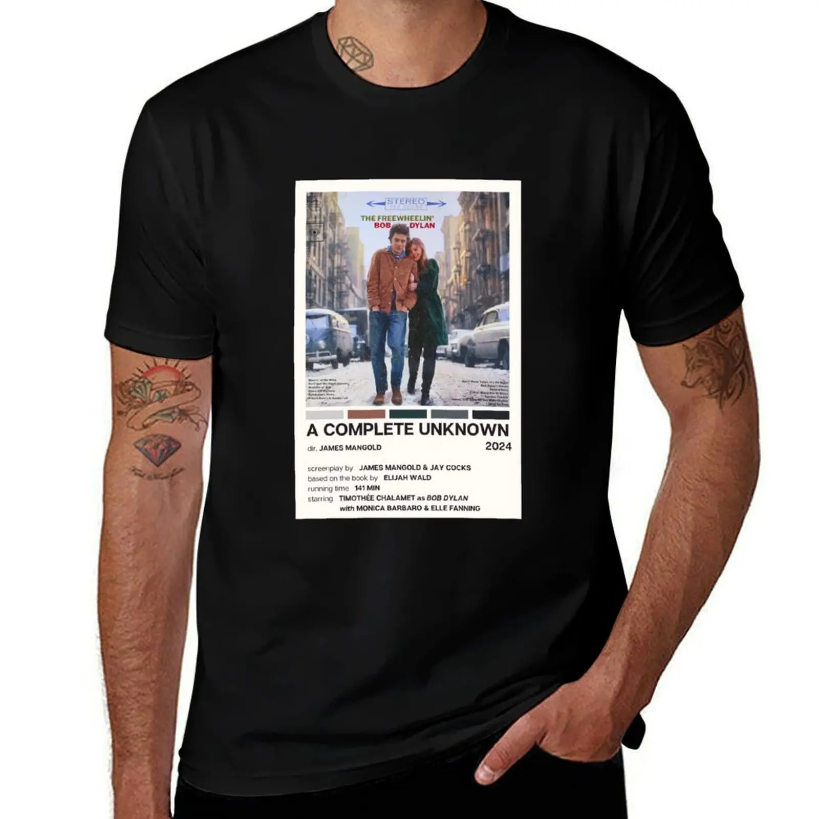 A Complete Unknown (2024) Movie Poster T-Shirt Big Size Simple T-Shirt