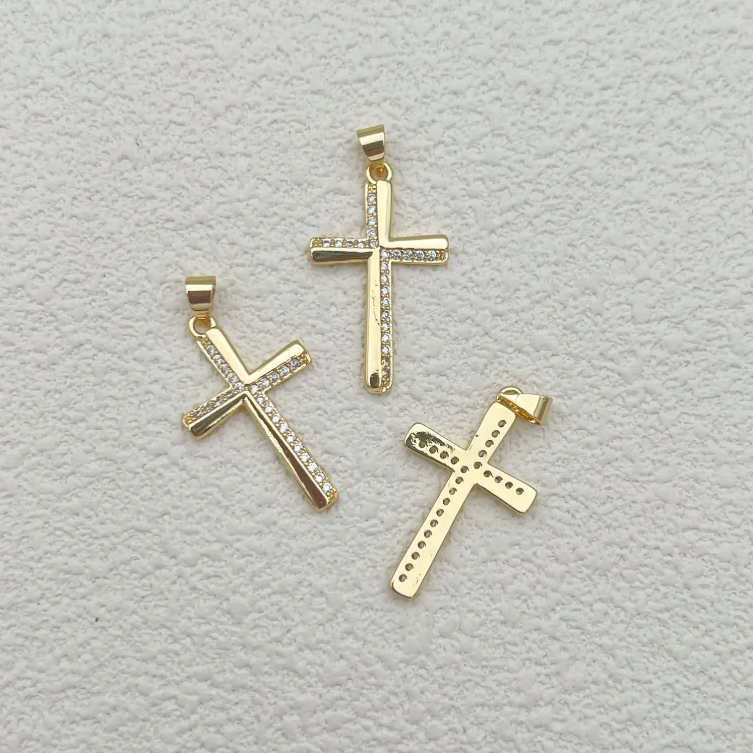 5 Religious Personality Statue Cross Zircon God's Virgin Pendant Accessorie DIY Pearl Necklace Jewelry Making Material Wholesale