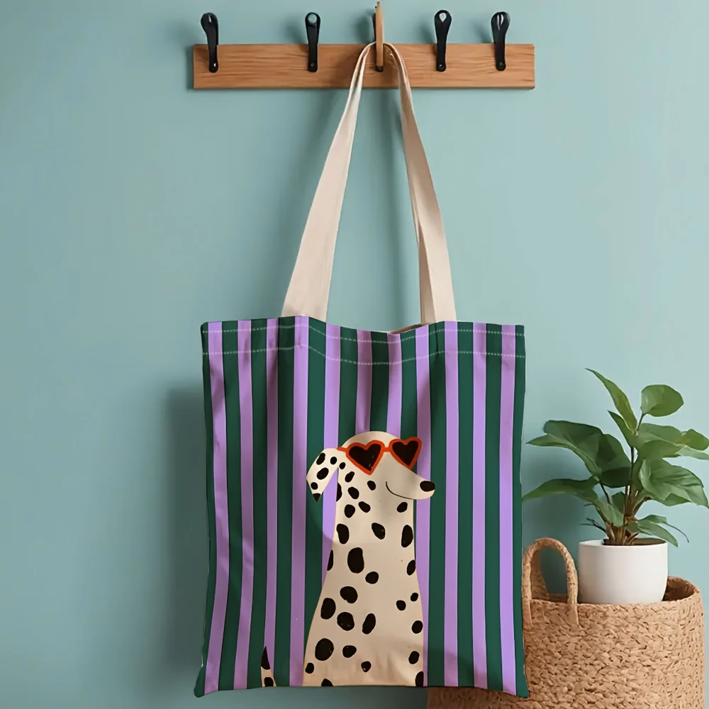 A Dalmatian Multi-functional Ladies Canvas Bag – Doubles as Jewelry Organizer & Fashionable Toiletry Bag