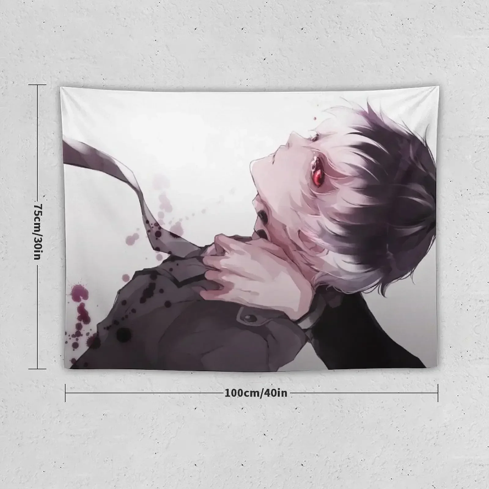 Hiase & Ken Kaneki Tapestry Bedrooms Decor Bedroom Deco Wallpaper Tapestry