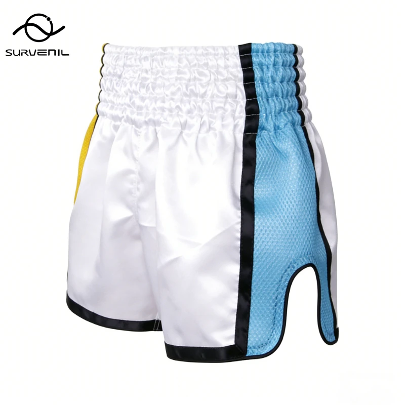 

Шорты для тайского бокса, однотонные атласные шорты из полиэстера для тайского бокса, женские и мужские и детские однотонные штаны для джиу-джитсу, ММА, тренировочные штаны для кикбоксинга