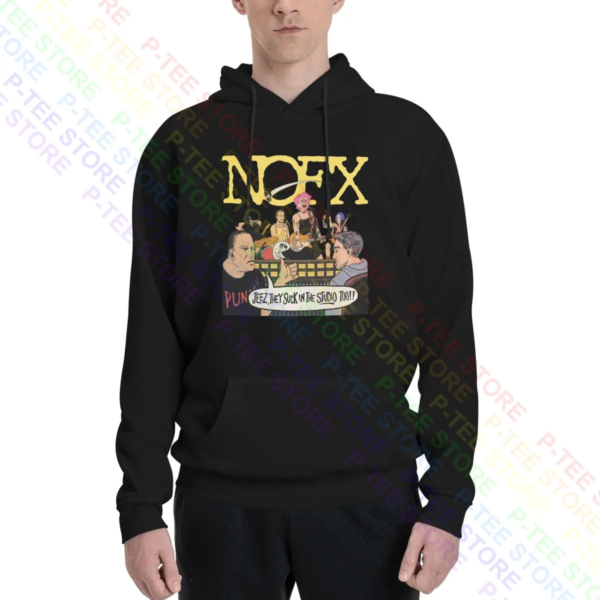 Nofx Jeez They Suck In The Studio Too Hoodie Sweatshirts Hoodies Rare Trendy Novelty Comfortable