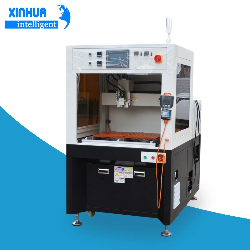 High Precision Fully Automatic Epoxy Resin LED Potting Glue Dispensing Machine 220V SMT PCB Production Line Glue Dispenser Motor