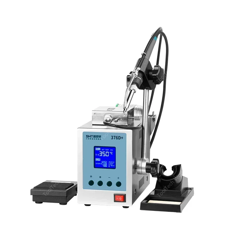 Automatic soldering machine SWT376 foot-operated hand soldering iron high power 150W high frequency welding table