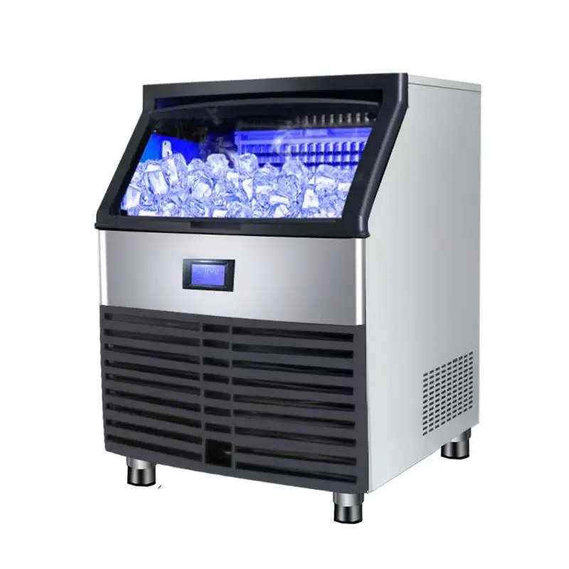 

Factory Direct Sales 80kg 100kg 130kg Ice Cube Machine Large Capacity Commercial Ice Making Machine