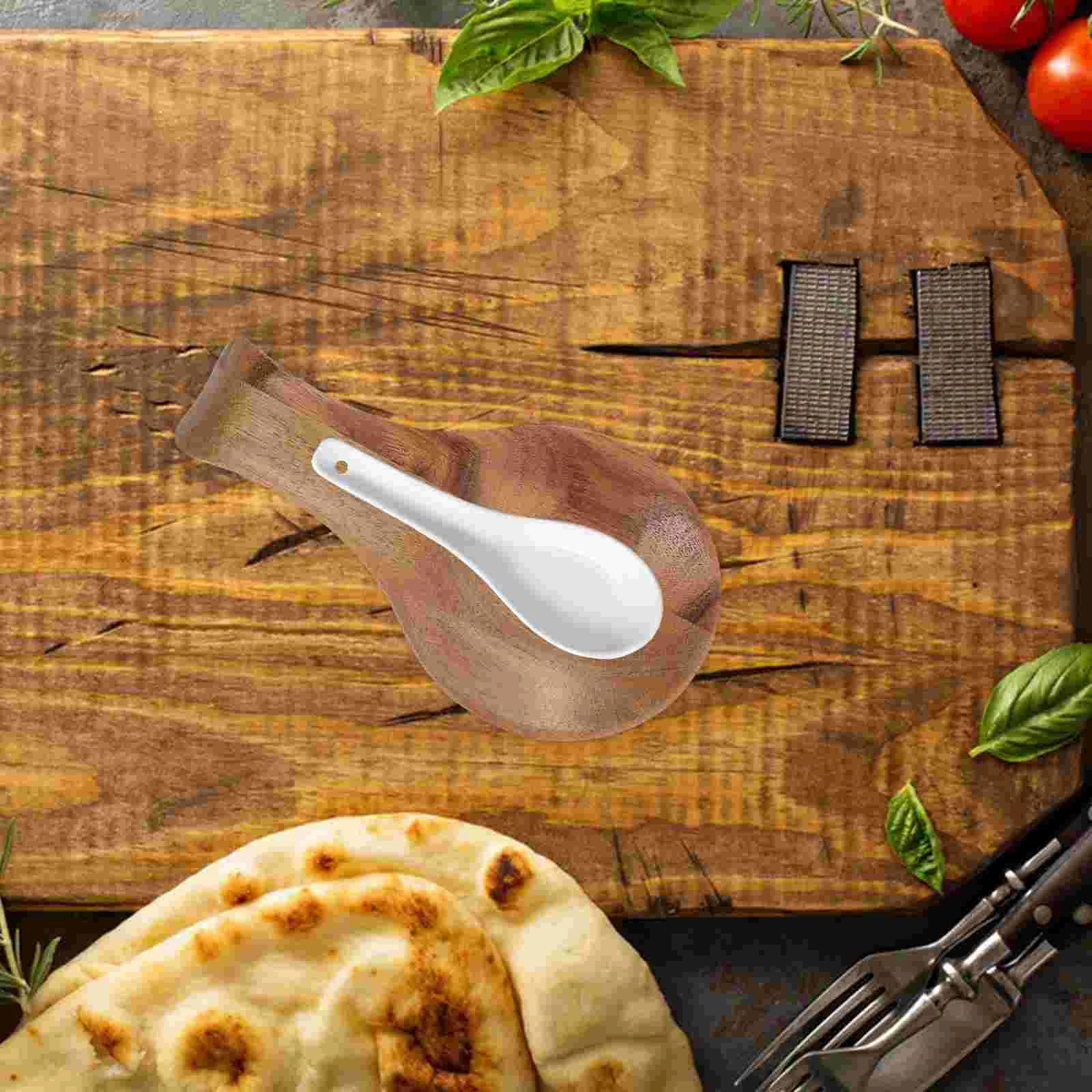 ستاف ملعقة خشبية بقية طاولة المطبخ ديكور صواني ديكور منزلية للمنزل