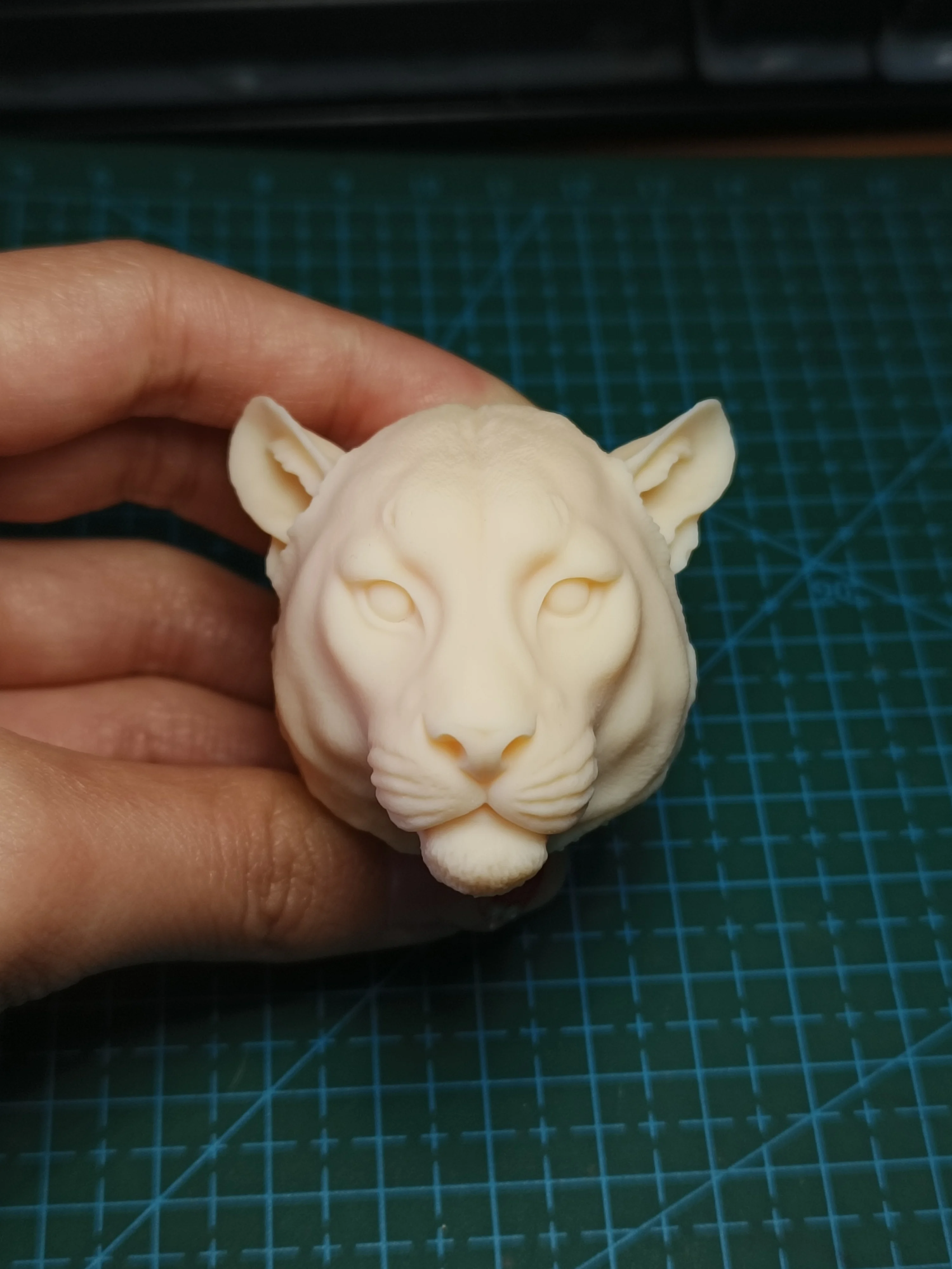 

leopard Forest Pet DOll 3D print Angry Animal Soldier Male Head Carving For 12 Inch Action Figure Model