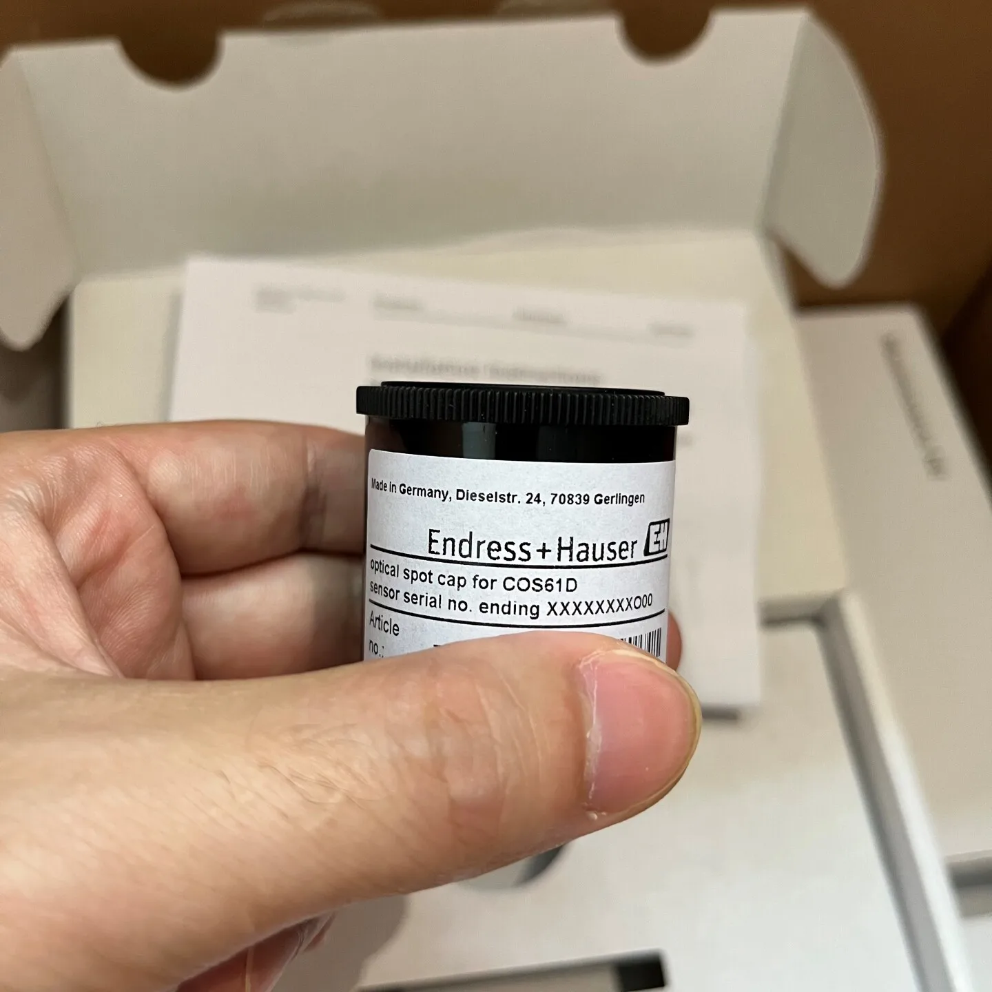 E+H ENDRESS+HAUSER Genuine Dissolved Oxygen Sensor Membrane Cap COS61D Fluorescent Cap Electrode COV61-2B1