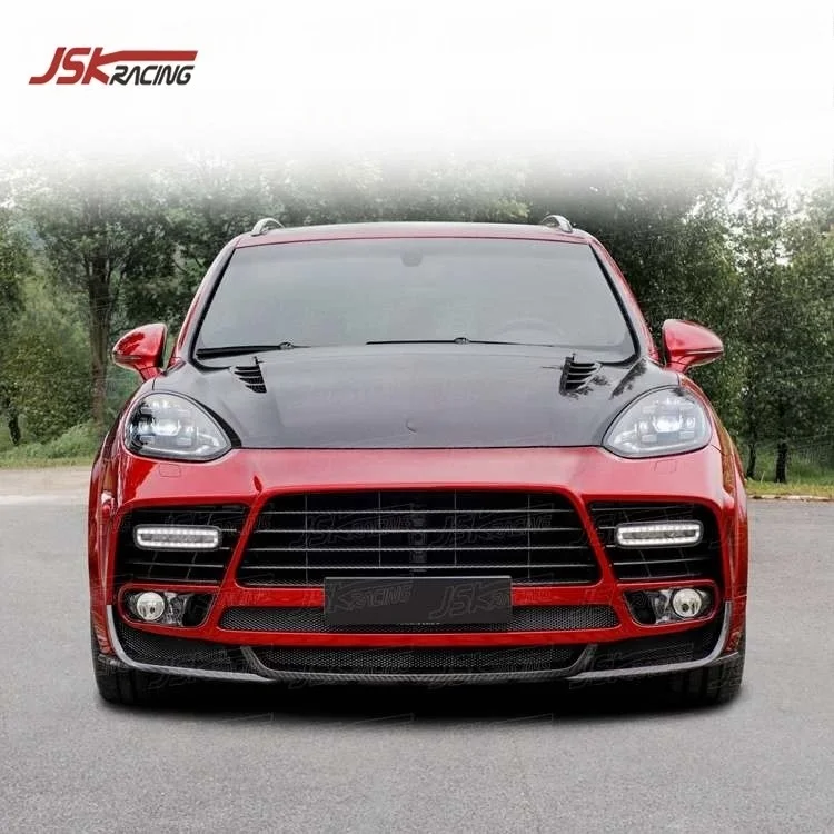 2015-2017 M STYLE CARBON FIBER HOOD BONNET for PORSCHE CAYENNE 958.2