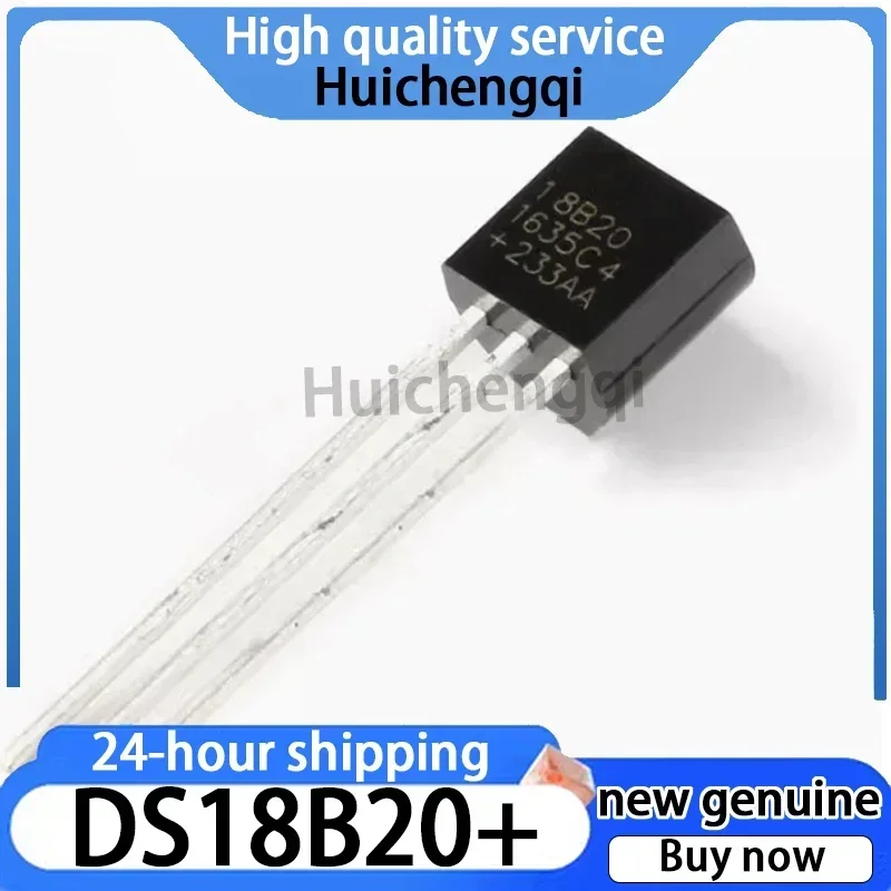 5PCS DS18B20+ TO-92 Programmable Digital Thermometer Temperature Sensor