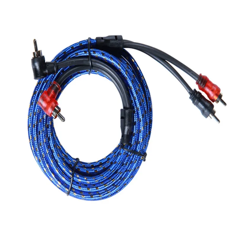 Car Audio System Modification  Super Nice Car Audio Cables 2 RCA To 2 RCA Signal Cables, Subwoofer Amplifier