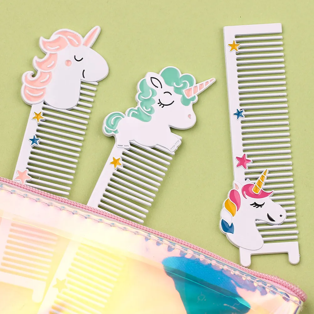 

3 Pcs Practical Combs for Massage Hairbrushes Lovely Adorable Anti-static