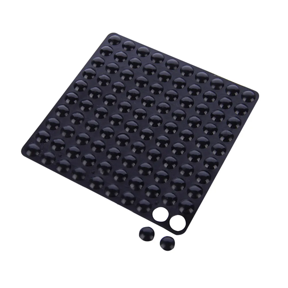 100Pcs Anti Collision Wall Protectors Self-Adhesive Silicone Bumper Pads Noise Dampening Cabinet Door Handle Protector