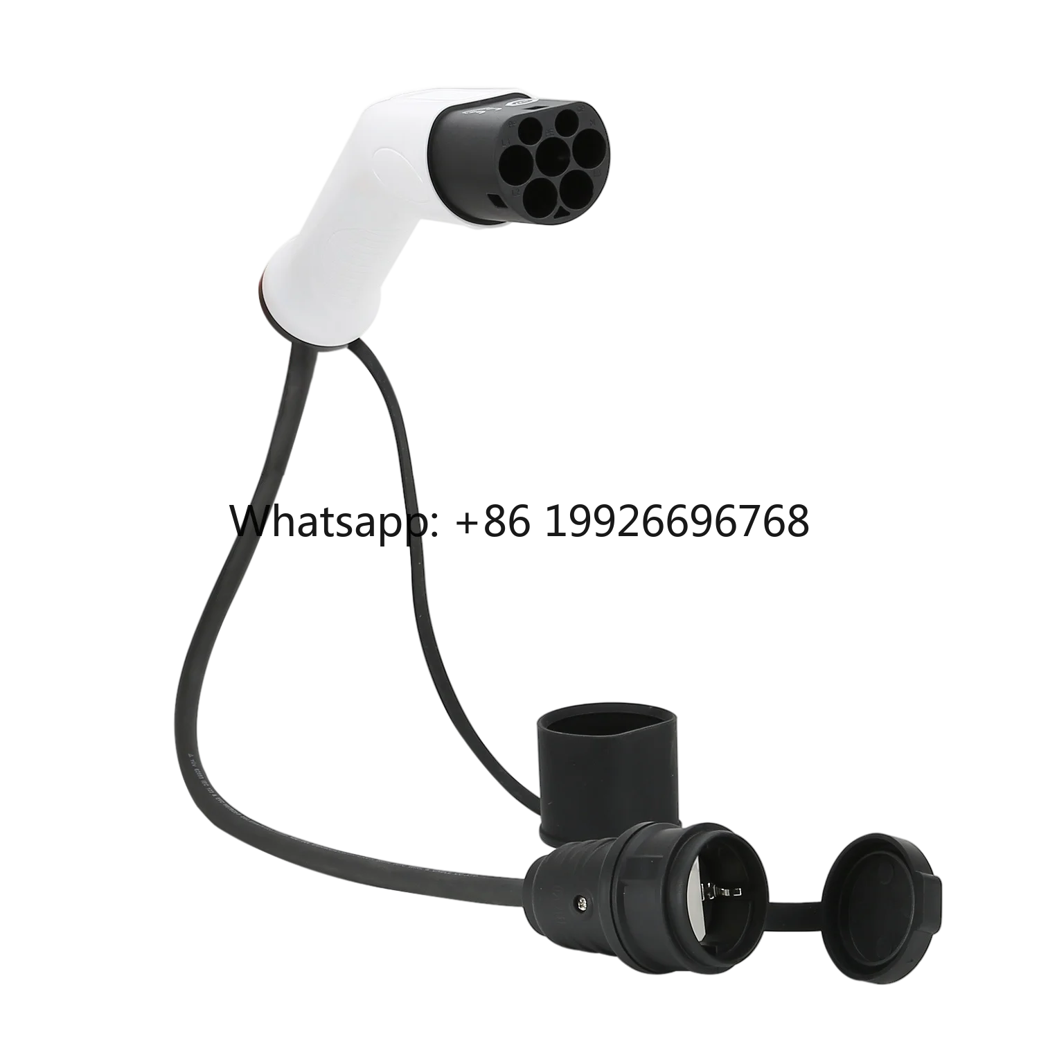 

AC Station EV Electric Car Adapters Type 2 Plug Ev Adaptor Pile Side to Schuko Socket