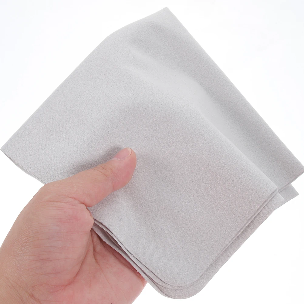 

6Pcs Glasses Cleaning Cloth Microfiber Lens Wipe Cloth Dirt Oil Resistant Eyeglass Cleaning Supplies Portable for Computer