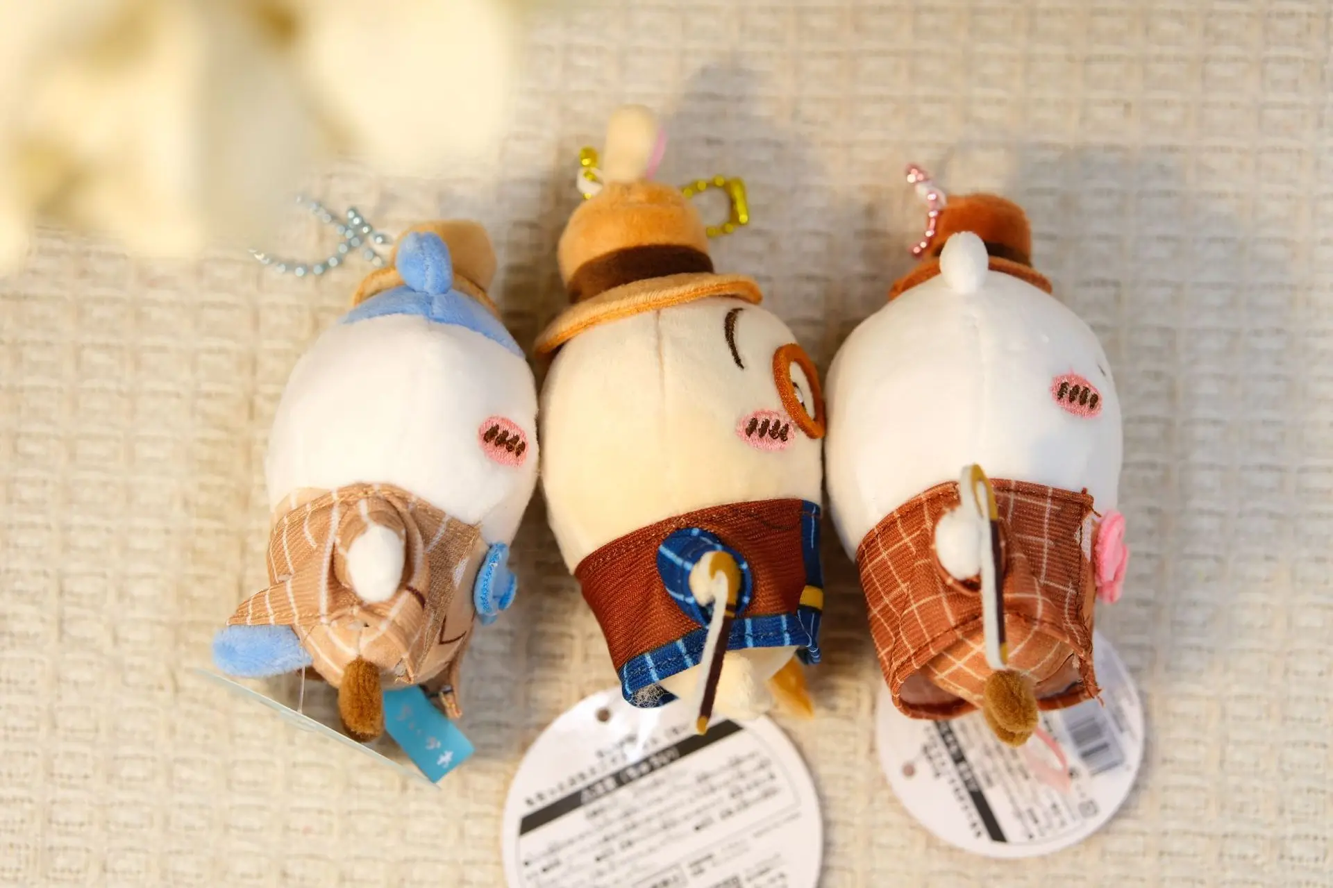 Adorable Ckw Detective Style Plush Bag Pendant 10cm Cute Hachiware Usagi Stuffed Animal Doll Keychain Cartoon Hanging Ornament view 5