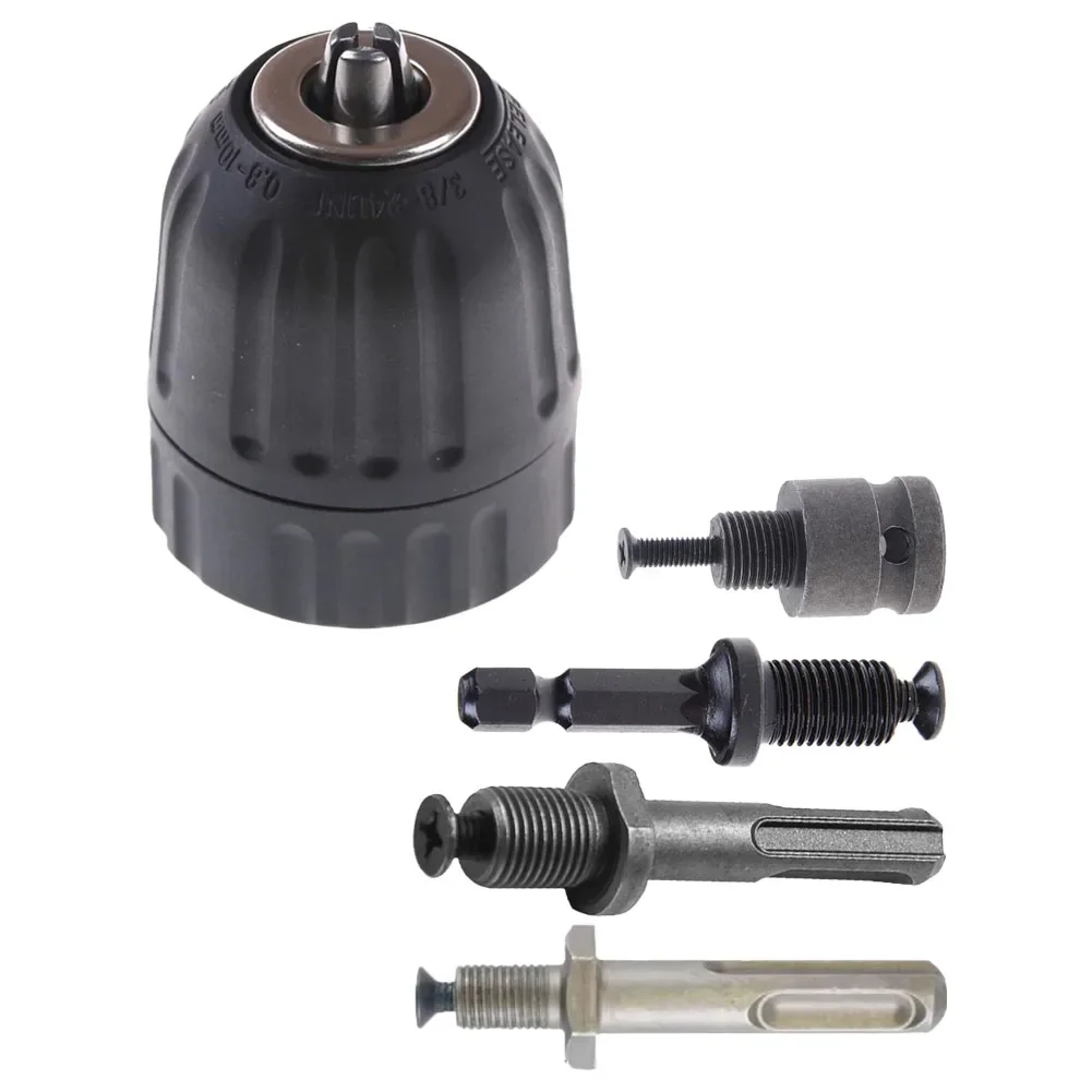 Drill Adapter Drill Chuck 10MM Quick Change Quick Change Attachment Reverse Thread Conversion Tool Accessories