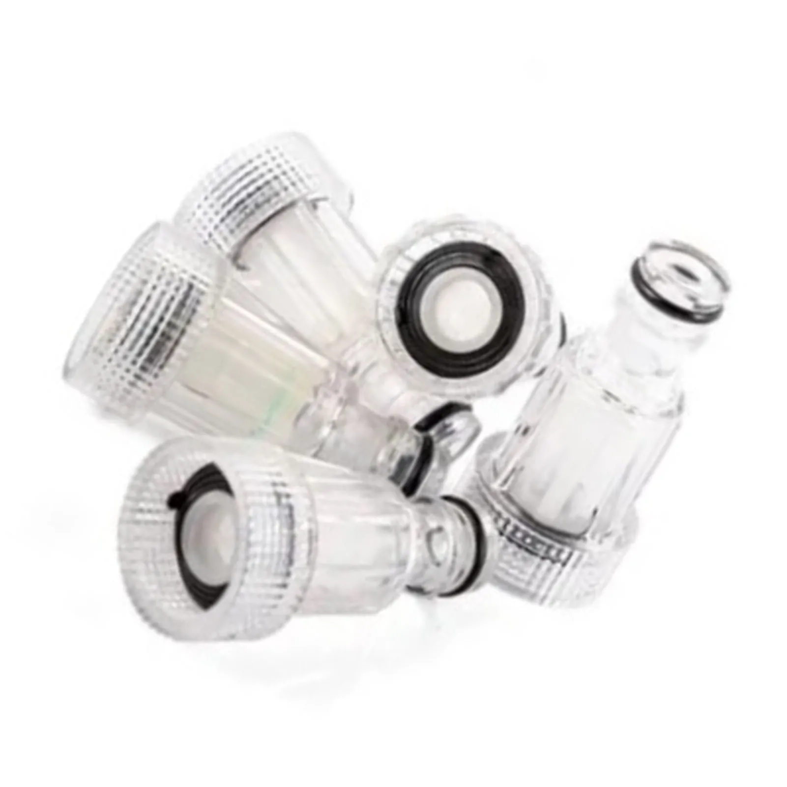 5PCS Car Clean Washer Water Filter 3/4in Diameter Stainless Steel Mesh Detachable Easy to Clean for Washing Machine High Pressur