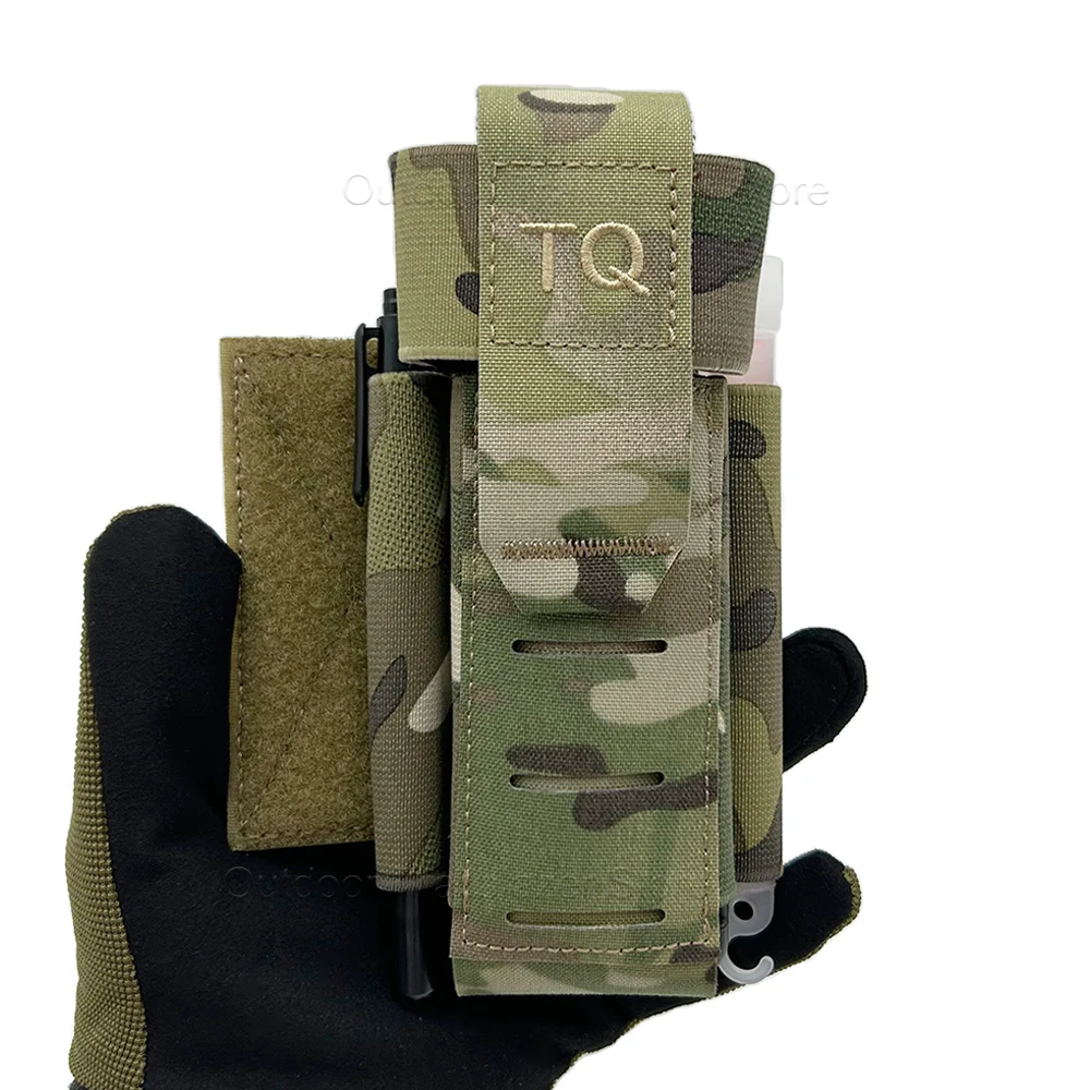Тактический жгут TQ, чехол TQ со съемной панелью на липучке для MOLLE PALS Duty Belt, страйкбольный боевой охотничий жилет