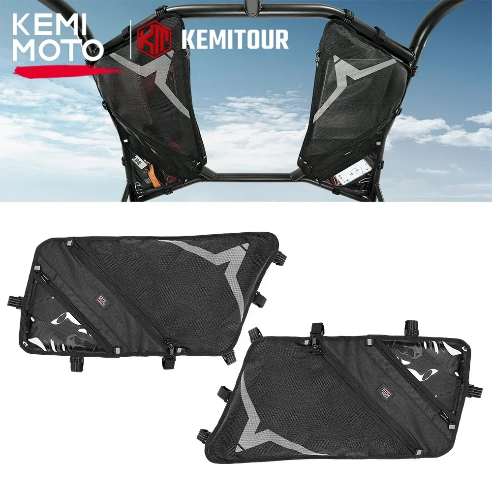 

Overhead Roof Bag 1680D 2 PCS Storage Pocket UTV For CFMOTO ZForce 500/800 Trail 16-22, ZForce 800 EX 14-22, ZForce 1000 17-19