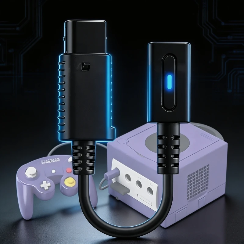 Type C 45W PD Charge Cable for NGC Console USB C Gaming Power Supply Cord for Nintendo Gamecube Charge Game Console Wire