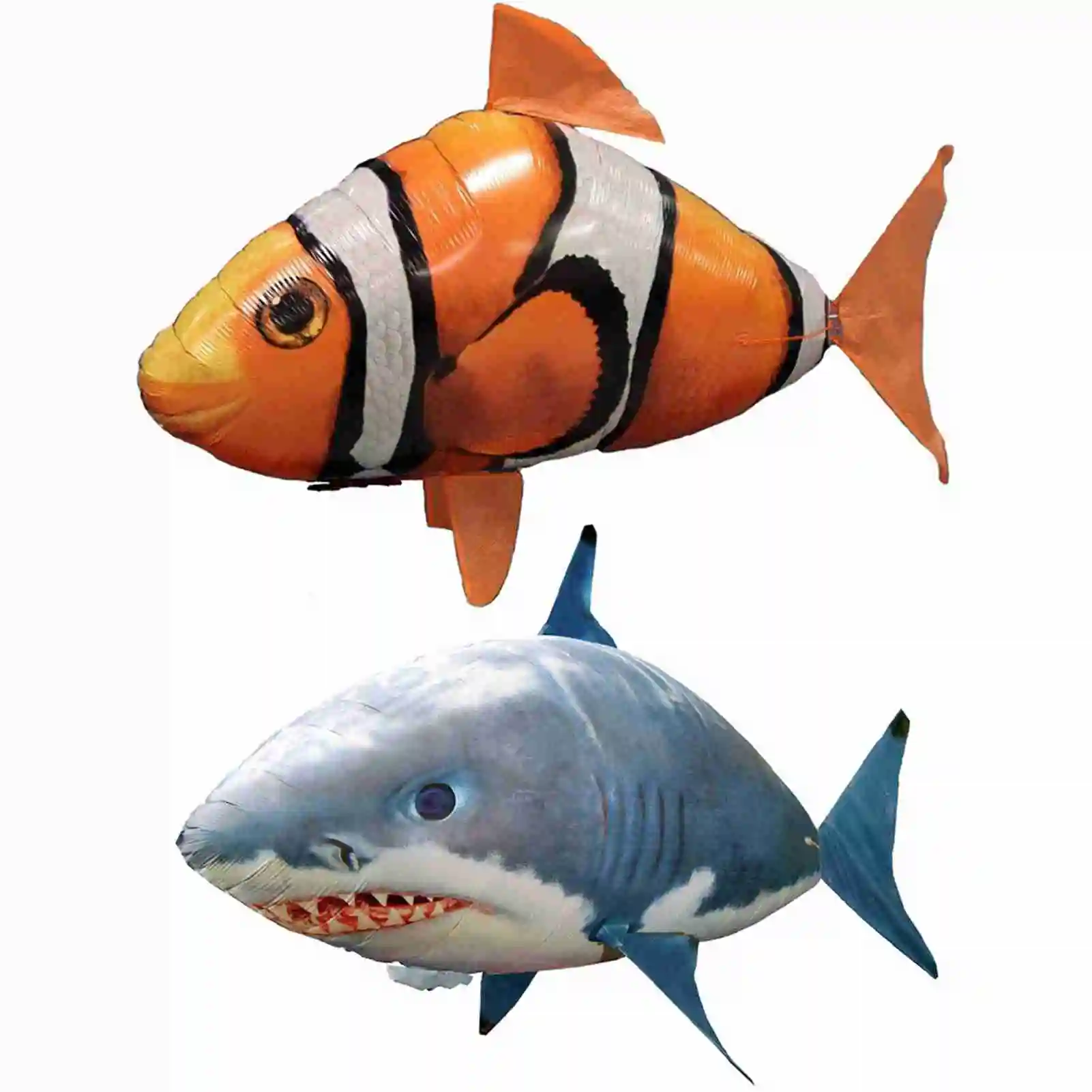 Flying   Inflated Fish RC  Remote Control Flying  Inflated RC Inflatable Balloon   Clownfish Kids Gift