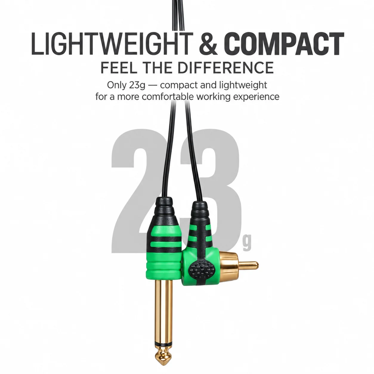 RCA Tattoo Machine Cord Silicone 2m Long 6 Core Pure Copper Cable for Tattoo Machine Pen Power Supply Reliable Power Connection