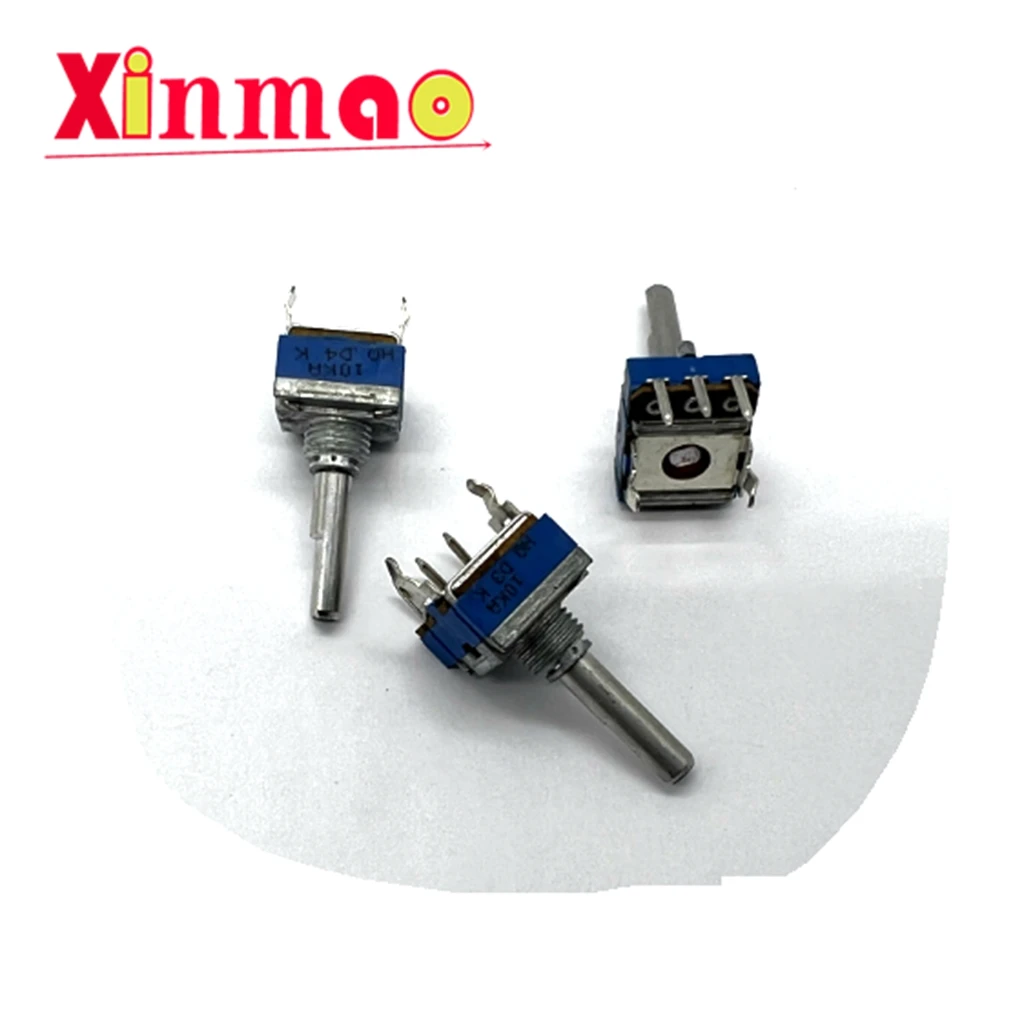 Belgium RK13 A10K HDD4K with center positioning precision single potentiometer shaft length 20mm thin shaft