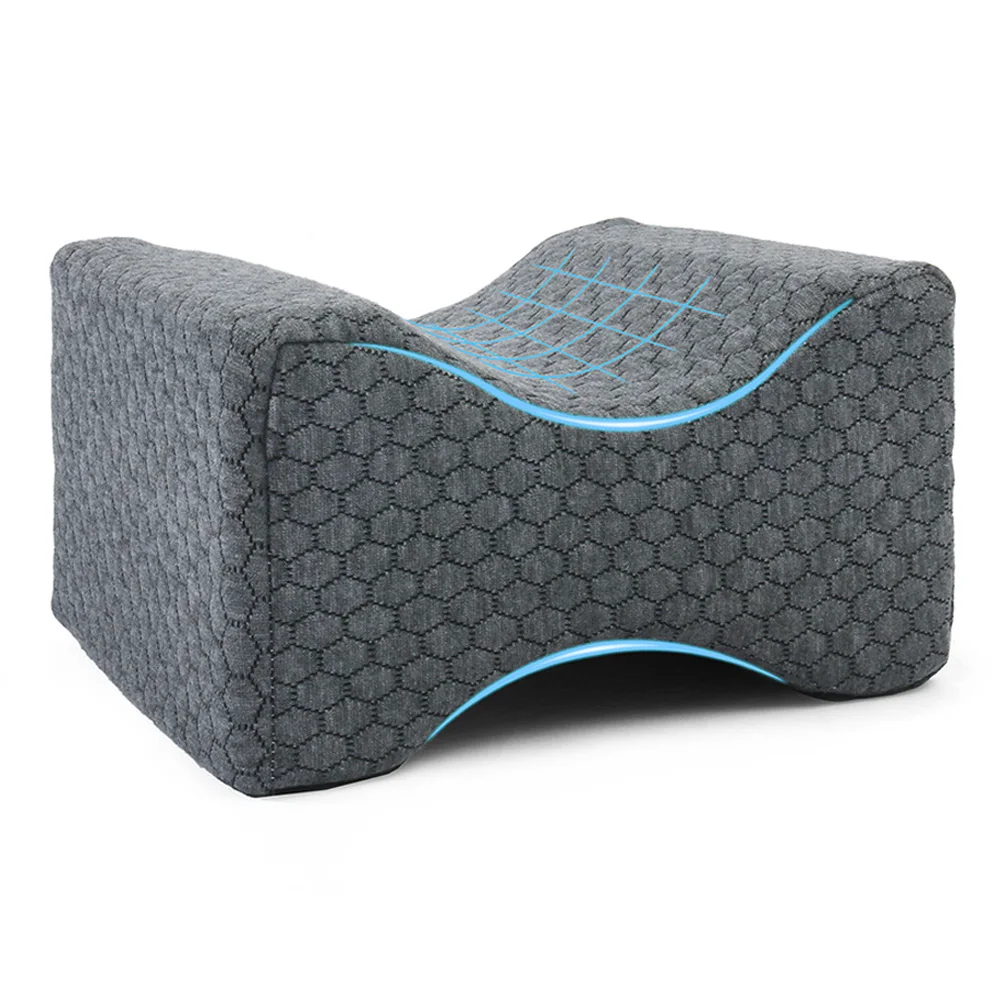 

Leg pillow,side pillow,Memory foam knee pillow with side sleeping belt,Leg knee pillow with removable and washable cover