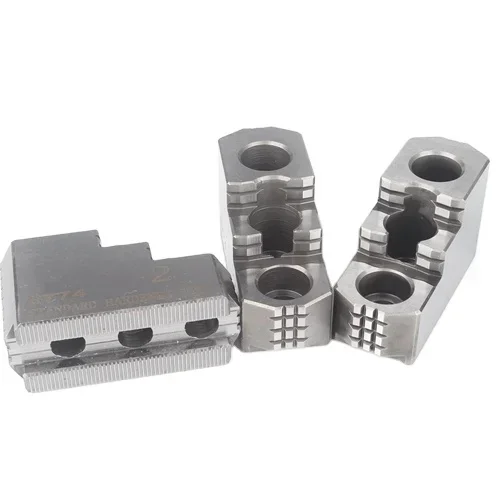 New Cnc Hydraulic Machine Chuck Parts Oil Pressure Standard 6 Inch Hard Claw Hard Jaw