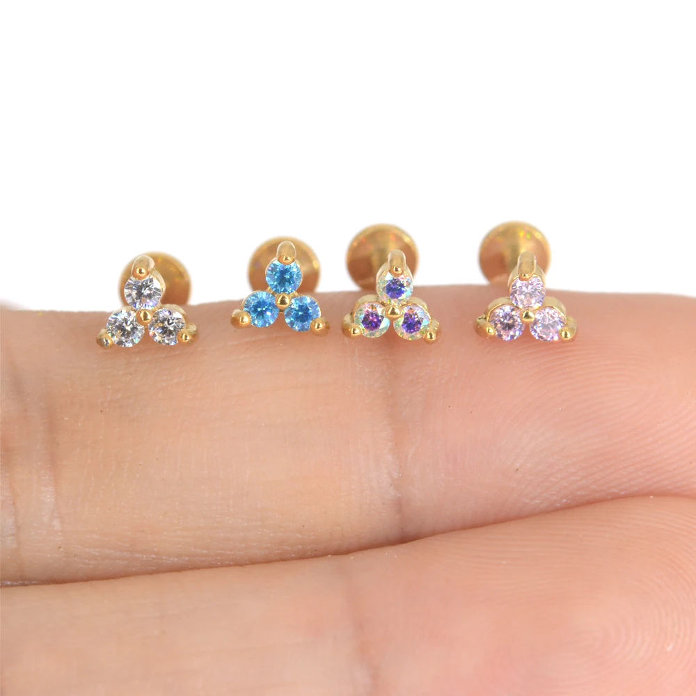الجراحية الصلب Labret مسمار الشفاه ميدوسا حلقة الأذن الغضروف اللولب الزنمة الفص Concha ثقب القرط هيبوالرجينيك مجوهرات للجسم