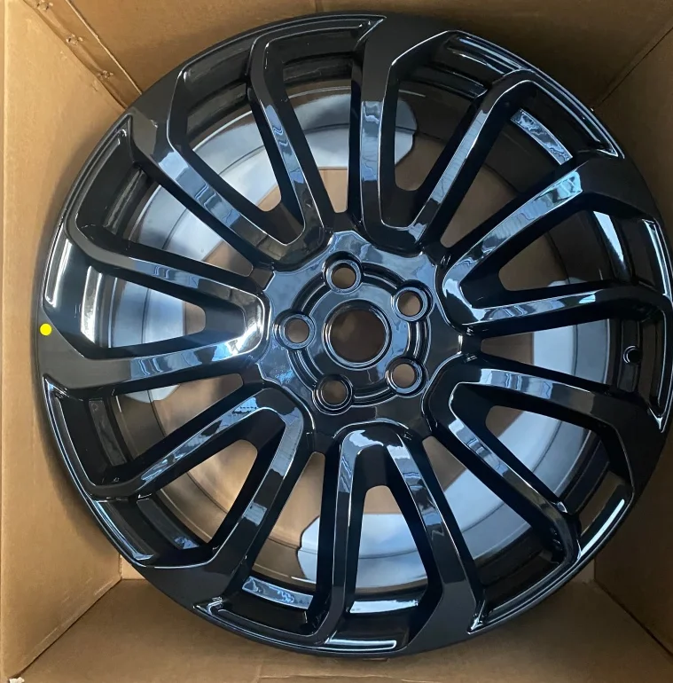 21 Inch OEM Sport Alloy Wheels Petal Blade Split Spoke Black Silver For 4x100 Compact Hatchback Car Rims