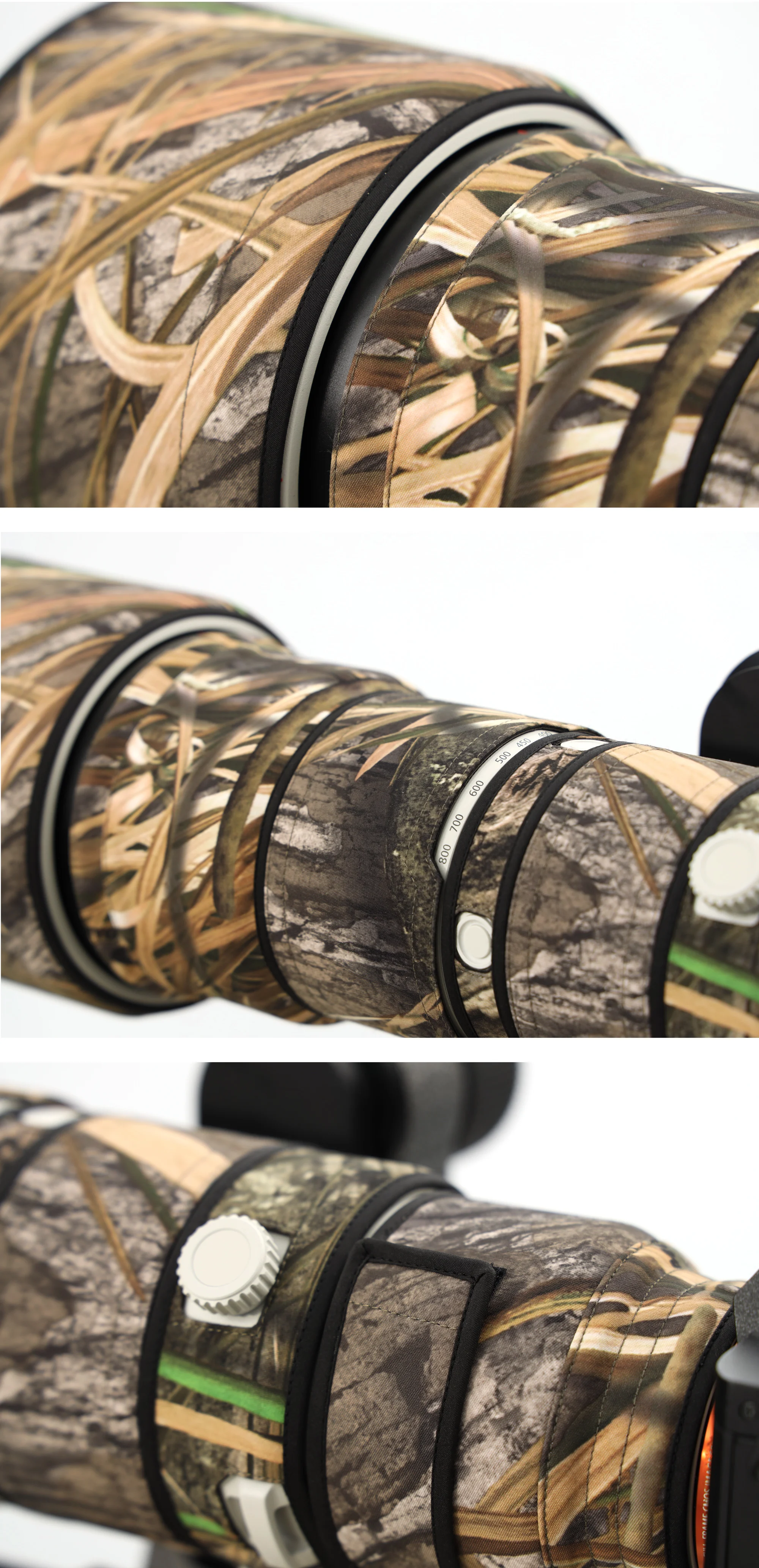 ROLANPRO Objektivmantel für Sony FE 400–800 mm F6,3–8 G OSS, wasserdichte, regensichere Objektivschutzhülle, Sony 400–800-Hülle, Regenschutz – Detail 2