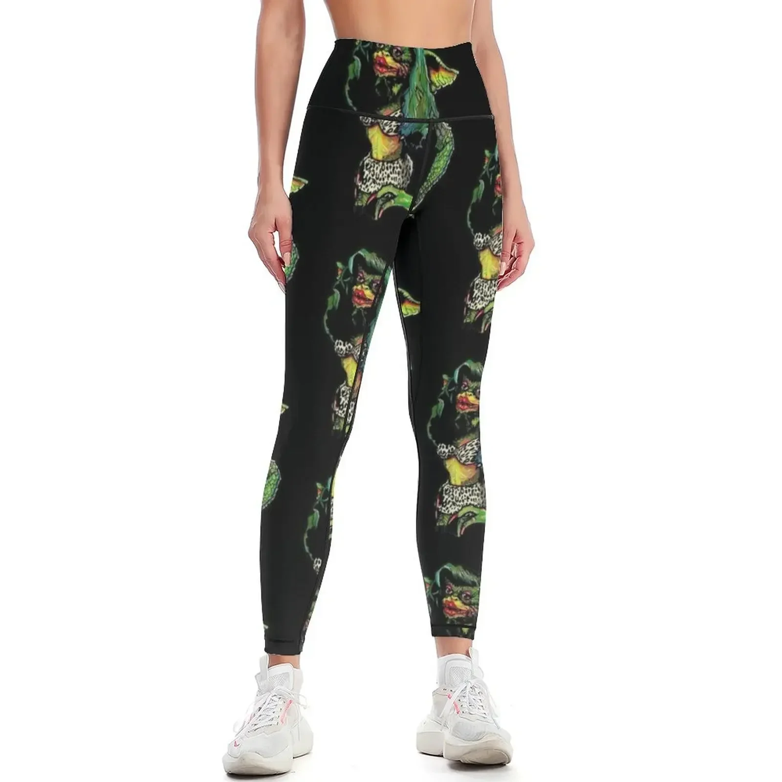 

Gremlins Greta Leggings flared legging push up gym wear Women's sports Womens Leggings
