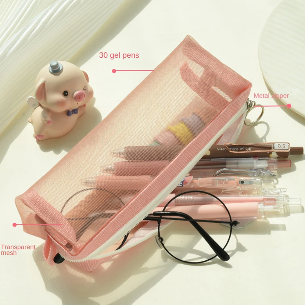 1/3/5PCS Large Capacity Pencil Case Special Wholesale Reliable High Demand Fashionable Popular Nylon Pencil Case Durable