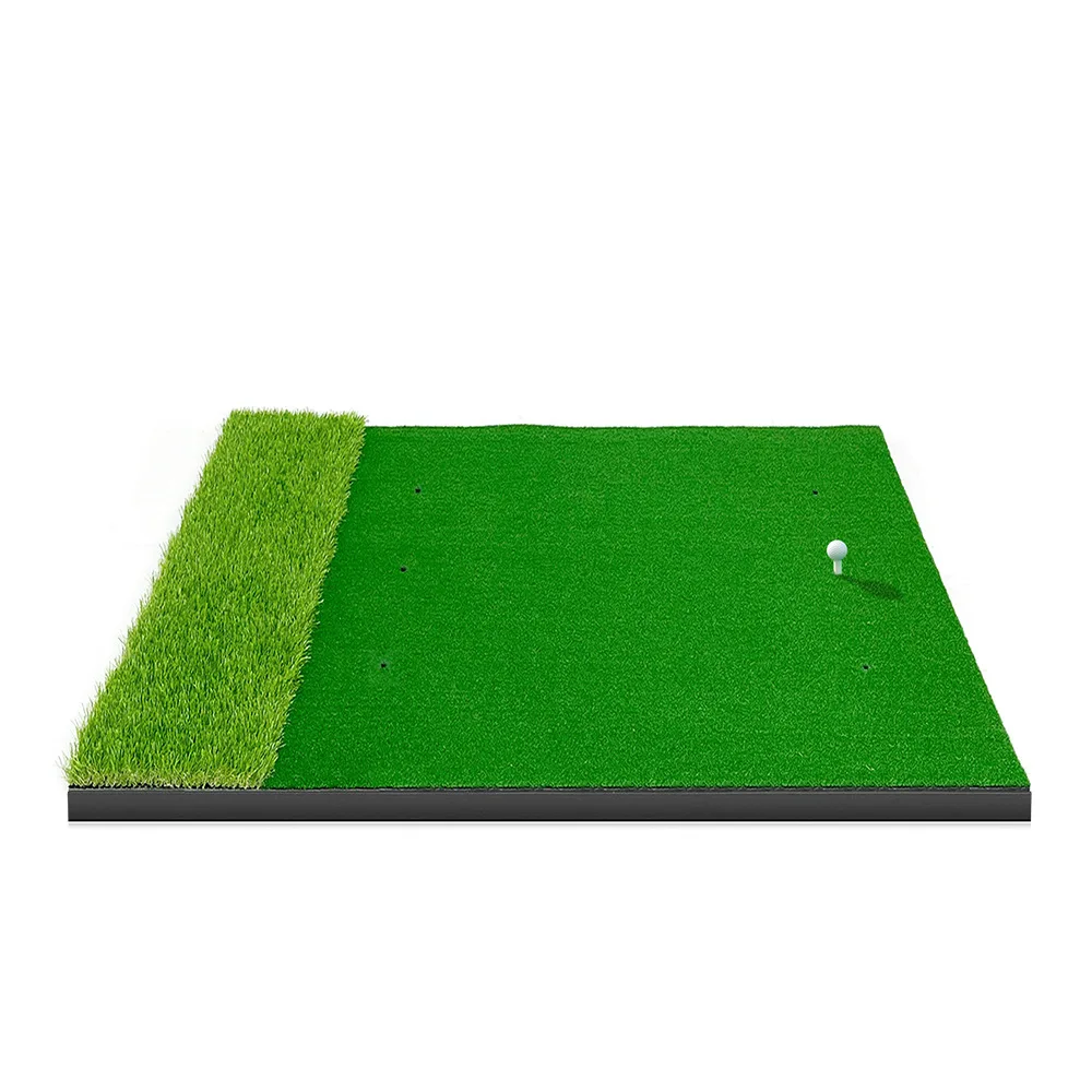 2026 Direct Supply Golf Hitting Mats Long and Short Grass Design High-Density Artificial Chipping Not Easy to Lose Sports Durabl