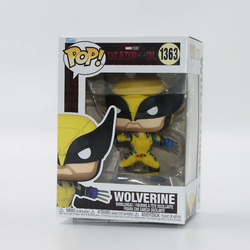 Original Funko Pop Deadpool Wolverine Bobblehead # 1363 Figura de acción Modelo de juguete Edición limitada Figura de vinilo Regalo para niños