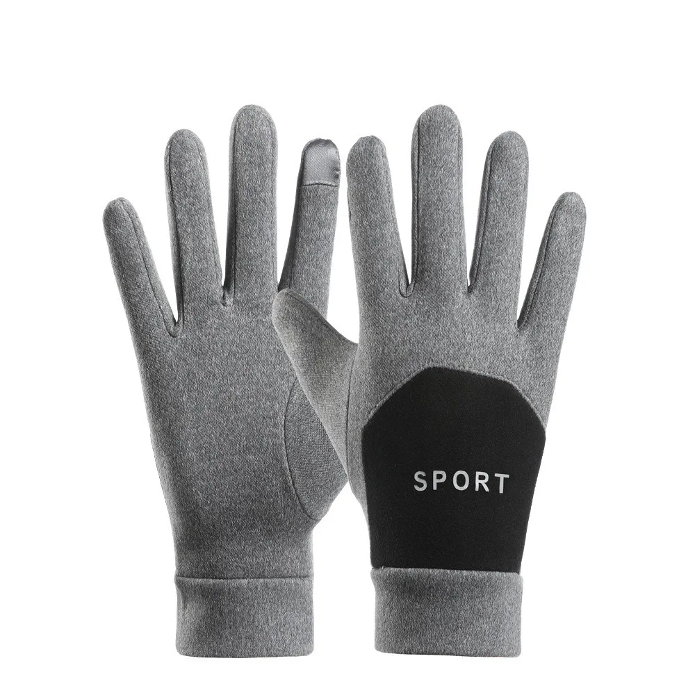 New Touchable Screen Winter Gloves Full Finger Warm Touch Screen Gloves Retro Driving Mittens Cycling Driving