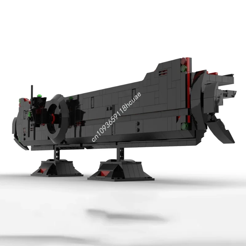 1074pcs MOC Classic TRON Sark's Carrier Disneying Building Blocks Christmas Modular Buildings Inspires Unlimited Creativ Gift