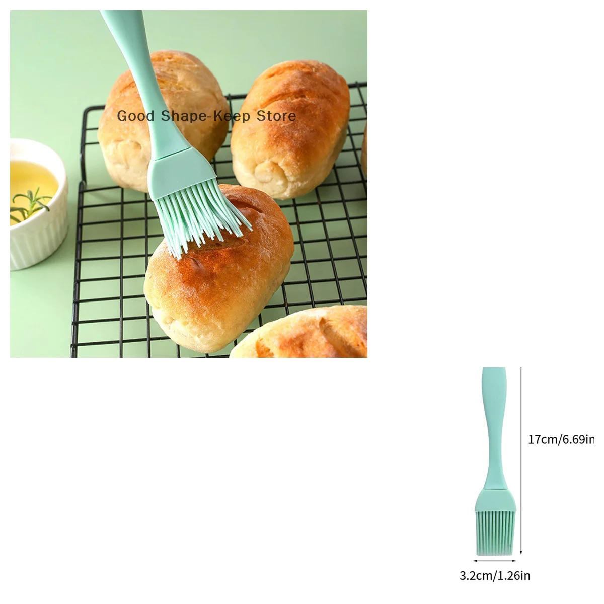 1PC Kuchen Backen Pinsel Hause DIY Silikon Werkzeuge Öl Pinsel Kochen Backpinsel Silikon Küche Grill Pinsel