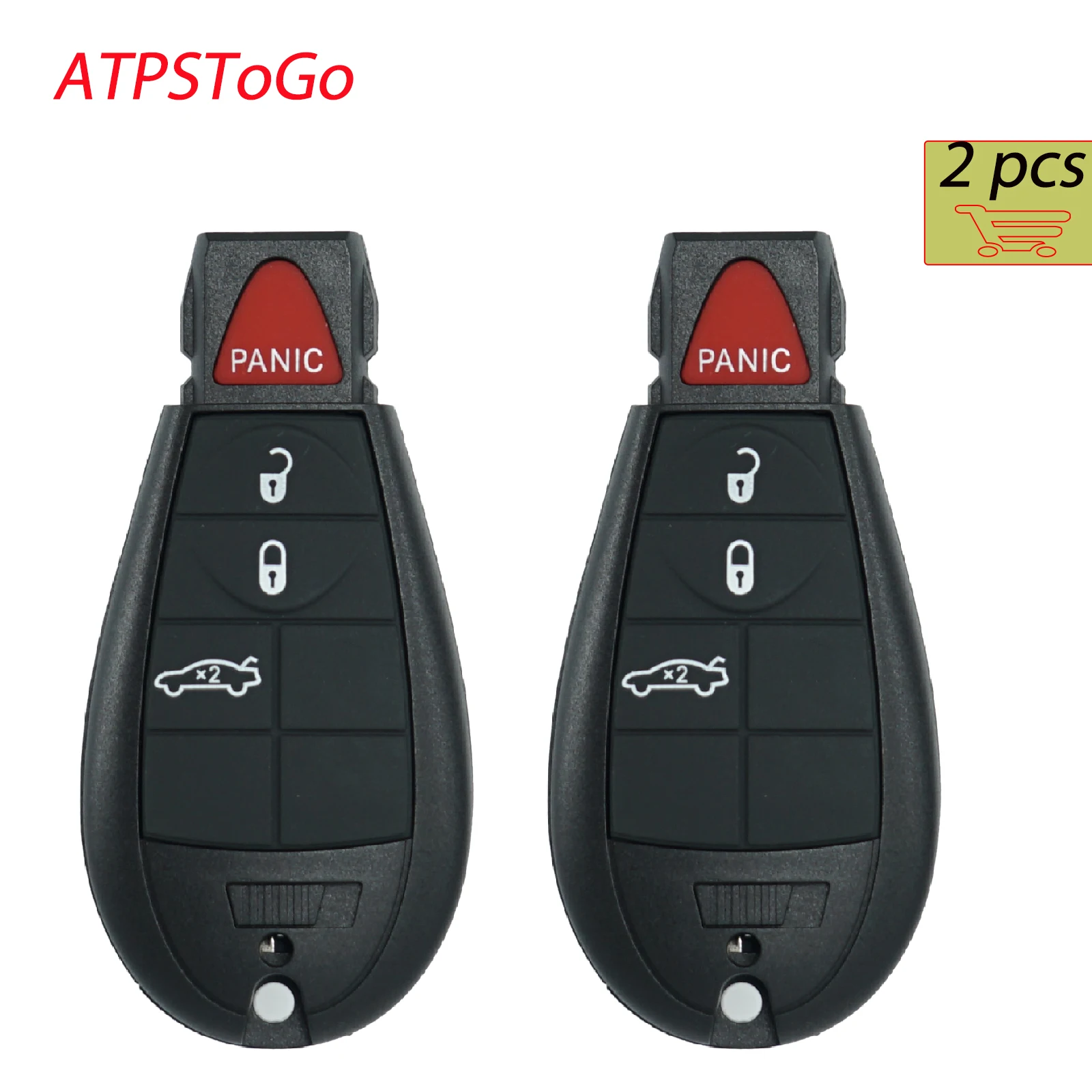 

2pcs for remote key fob 2008 2009 2010 Dodge Challenger Chrysler 300/ 2008-2012 Dodge Charger IYZ-C01C M3N5WY783X