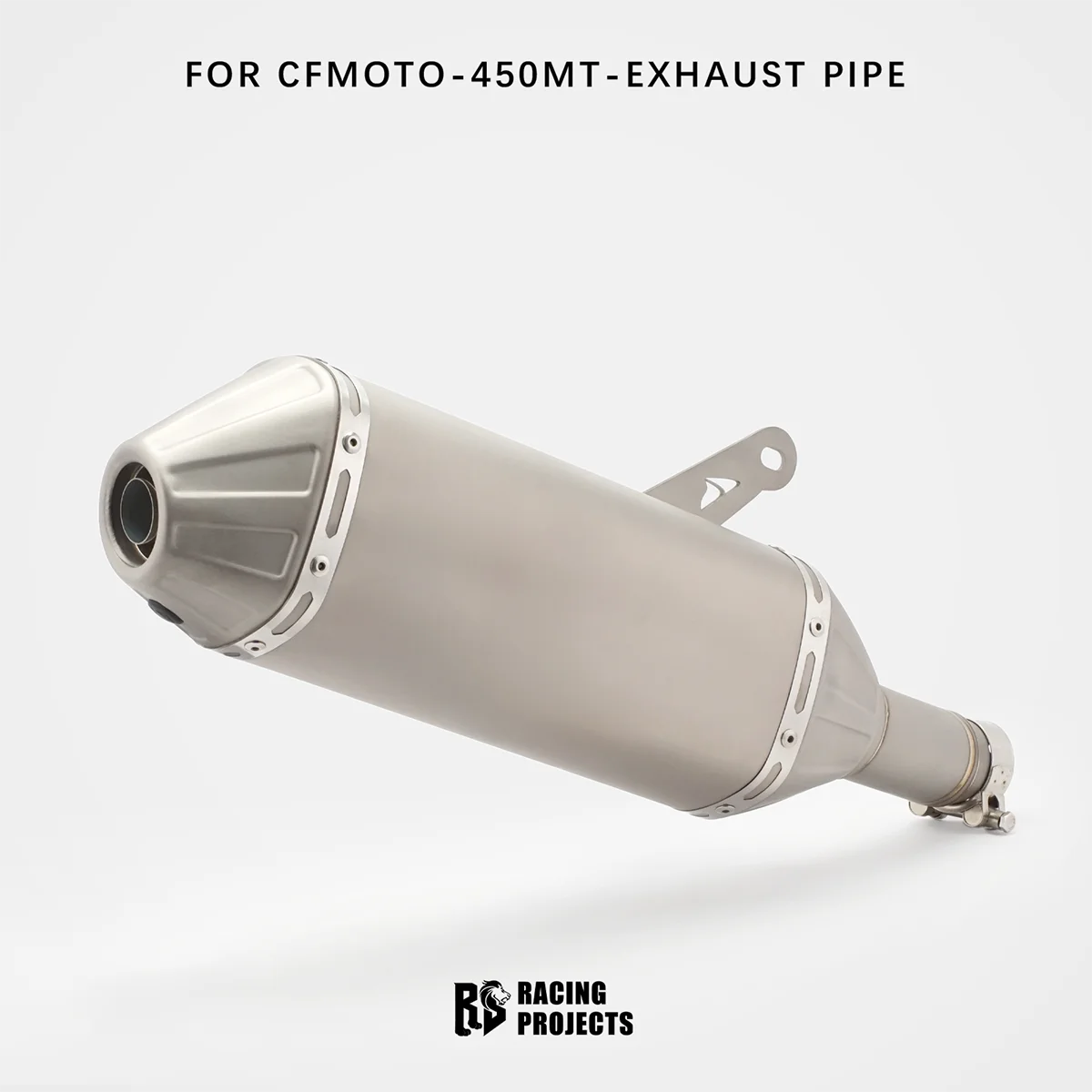 

RS motorcycle exhaust system is suitable for CFMOTO 450MT IBEX450 racing track with the original position connected DB Killer