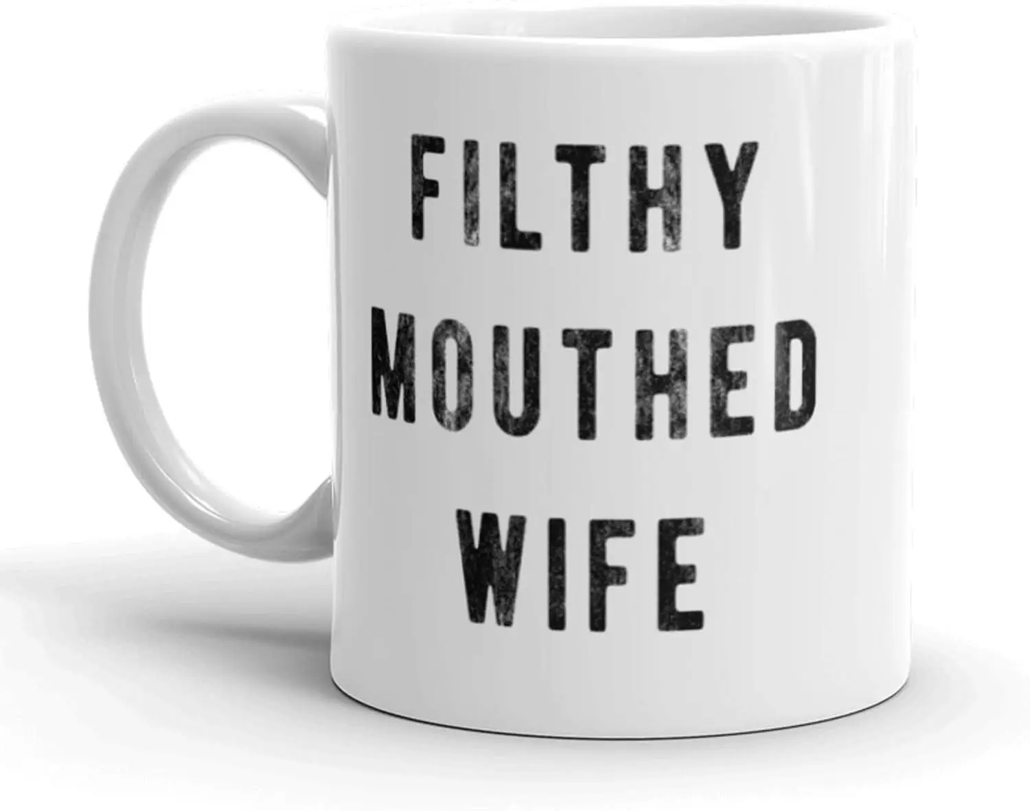 Сумасшедшая собака футболки грязный мундштук жену Кофейная Кружка Смешной вирусный интернет Цитата керамическая фотография