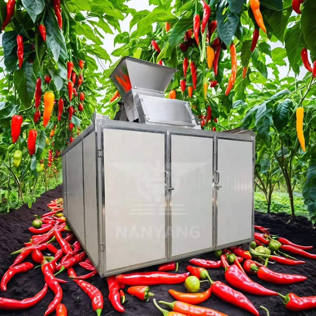 Electric Heating Drying Red Pepper Pepper Leaf Thyme Oregano Tray Dehydrating Machine