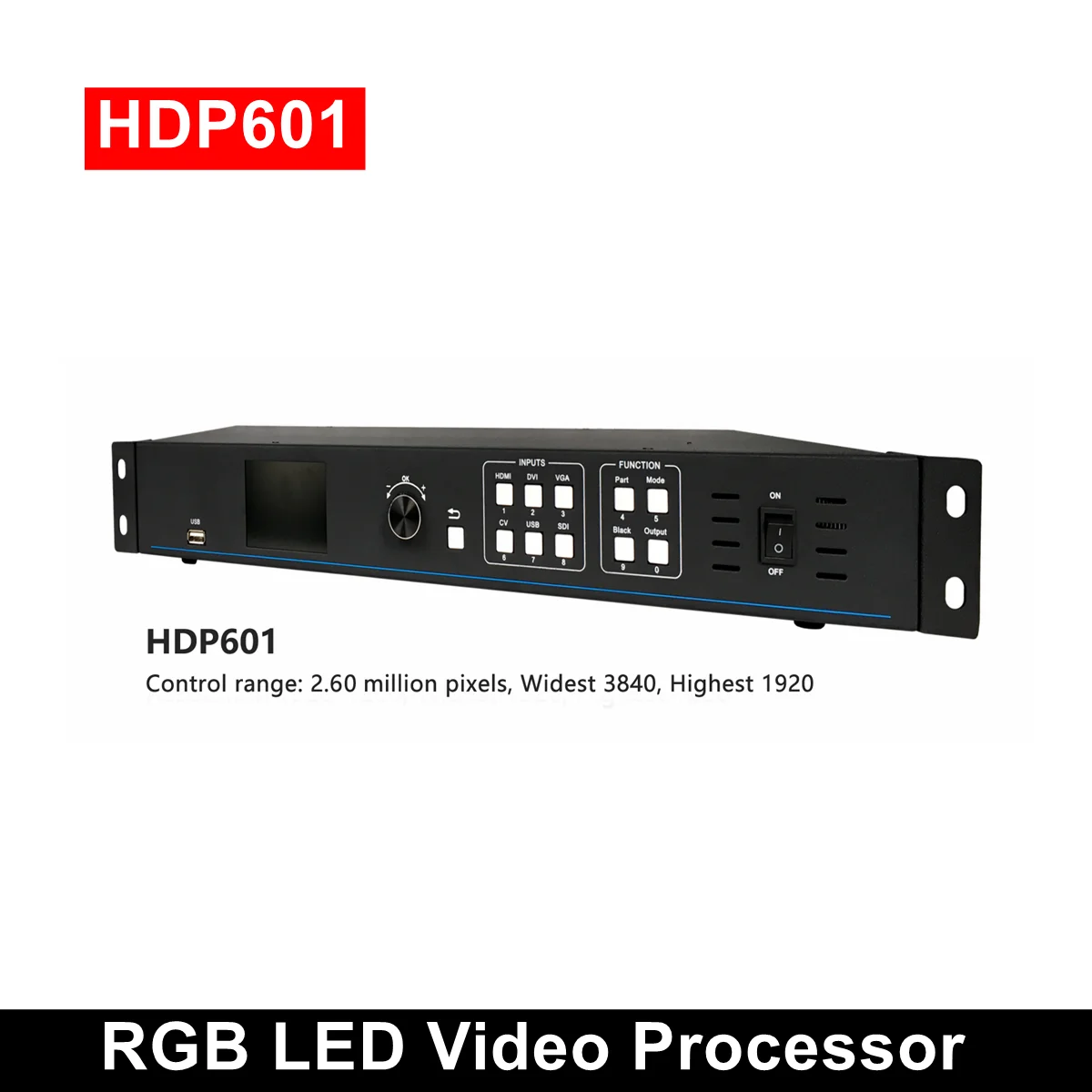 

Видеопроцессор Huidu HDP601 для смартфона, экран дисплея HD P601, рекламный настенный ТВ-процессор