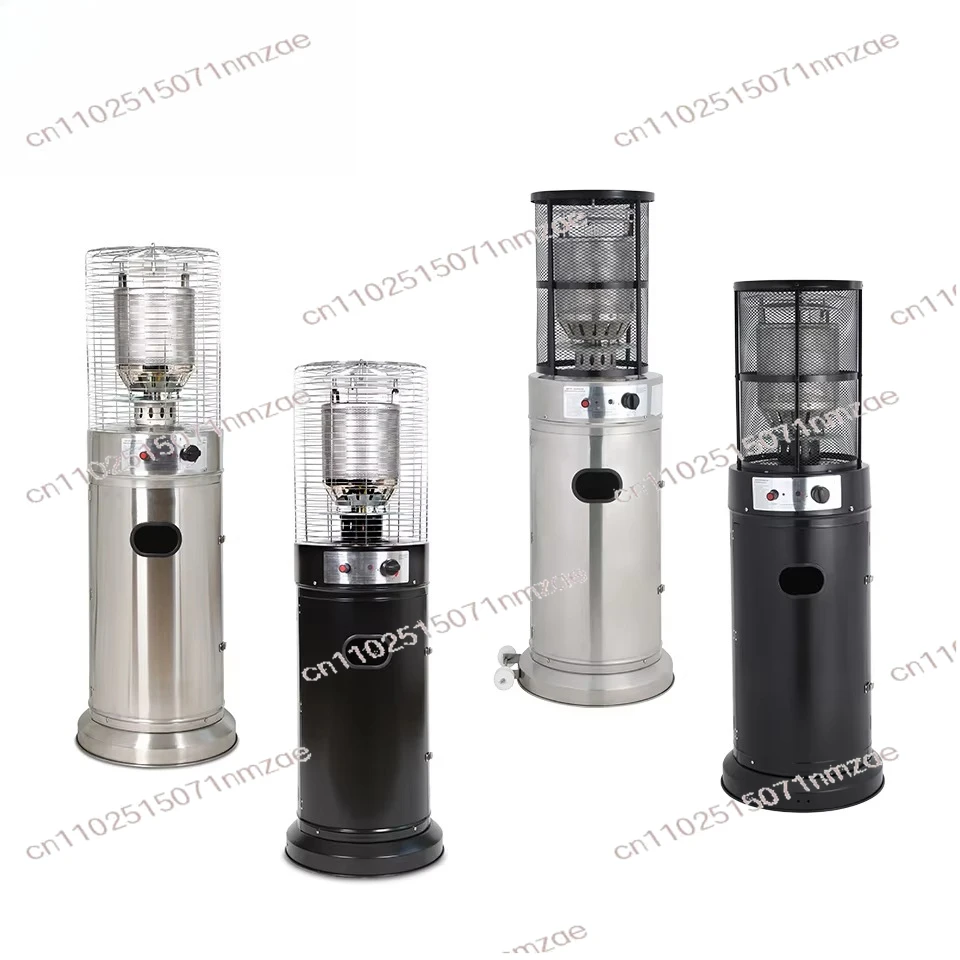 Portable Modern Outdoor Gas Heater for Camping Restaurant Commercial Use Stainless Steel Sleek Style