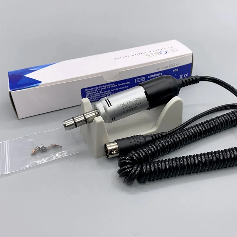 Strong 108E E Type den tal Micromotor Handpiece 35000 Rpm OEM Private Label Customized